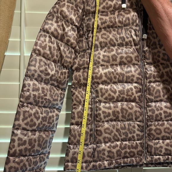 Calvin Klein Animal Print Down Jacket - Picture 1 of 6